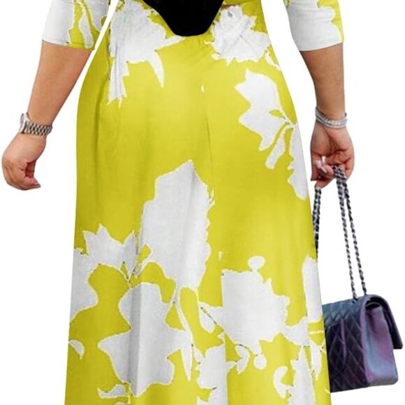 Versatile Plus Size Maxi Sundress with Pockets - Perfect for Any Occasion - Picture 2 of 2